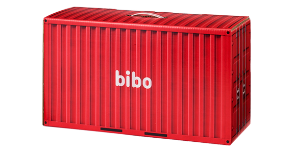 防災備蓄セットbiboのデザイン container
