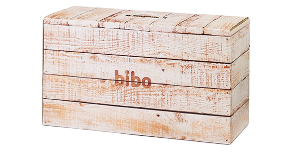 防災備蓄セットbiboのデザイン wood