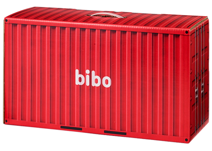 防災備蓄セットbiboのデザイン container